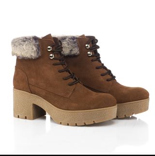 BOTINES DE PIEL MARRONES  TUYURE SHOES NUEVOS 