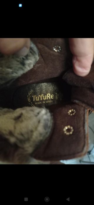 BOTINES DE PIEL MARRONES  TUYURE SHOES NUEVOS 