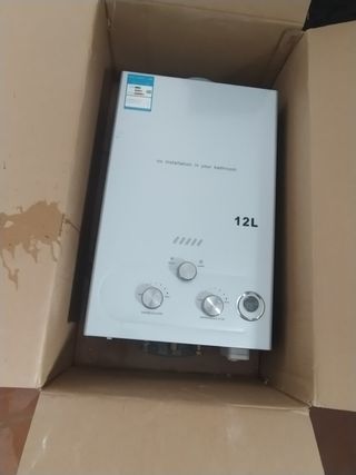 Calentador de agua a gas