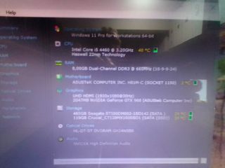 ORDENADOR win11 24h2 1080 i5 8gb gtx 960