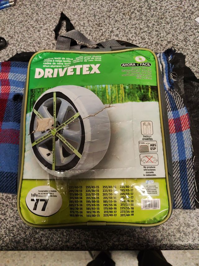 Cadenas textil nieve