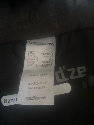 Mono esqui 4 años (sistema pull'n fit)