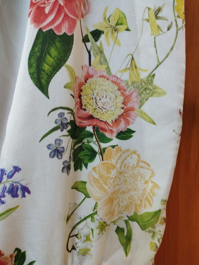 Tuta mono a fiori estivi con tasche