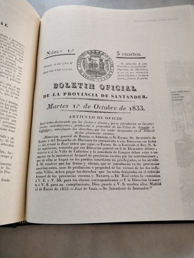 Libro historia gráfica B.O. Cantabria