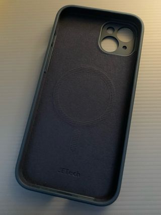 Funda iPhone 15 Plus, marca JETech, en marino