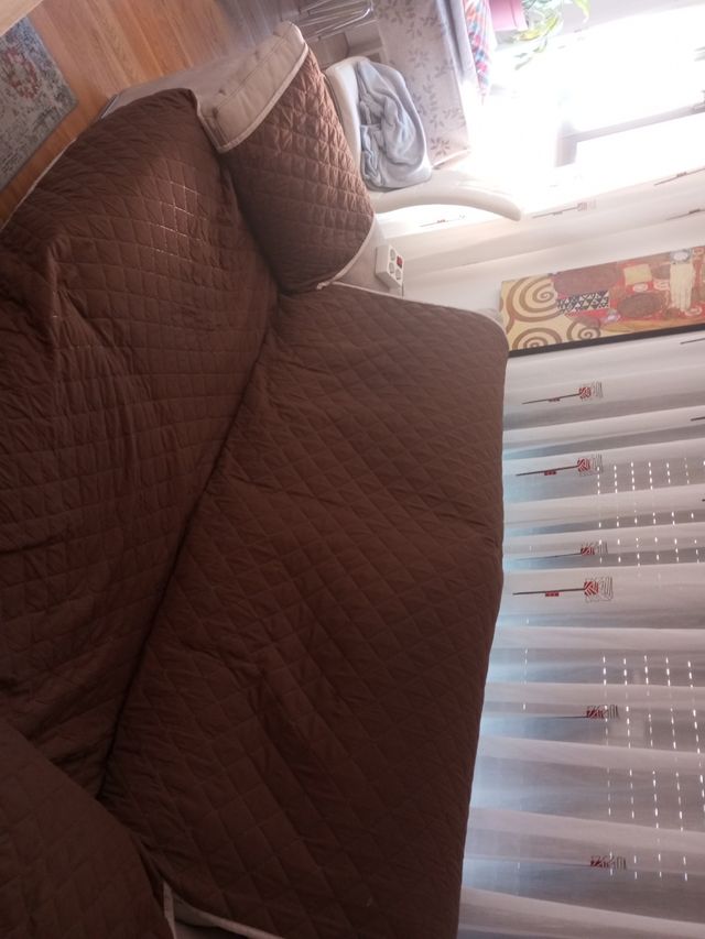 Sofas de 2 y 3 plazas de terciopelo kaki