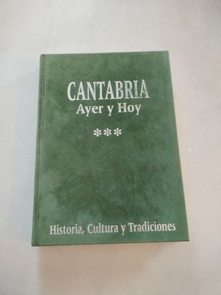 Libro Cantabria ayer y hoy