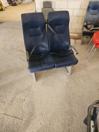 Asiento 2 plazas con cinturón furgoneta
