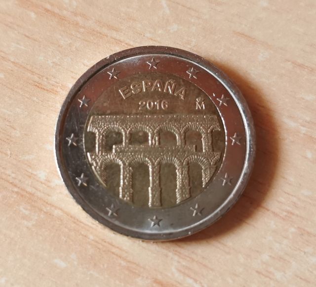 Moneda 2€ Acueducto Segovia