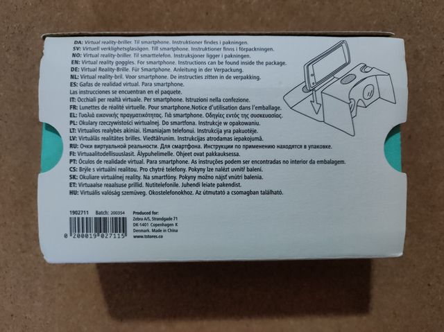 Occhiali per Realtà Virtuale