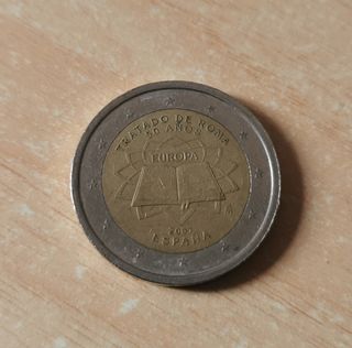 Moneda 2€ Tratado Roma 50 Años