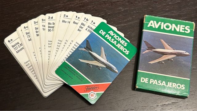 Baraja Aviones de Pasajeros Fournier