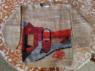 Maglione 100% lana vergine, Tg. media