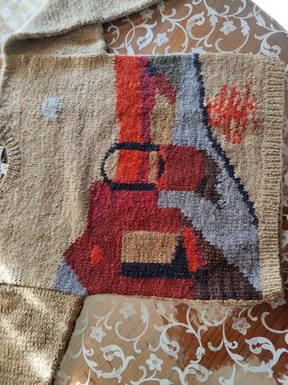 Maglione 100% lana vergine, Tg. media