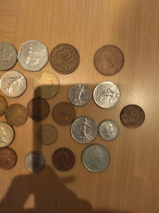 Monedas extranjeras antiguas 