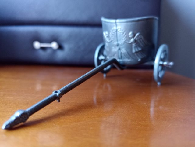 Carro romano de plomo