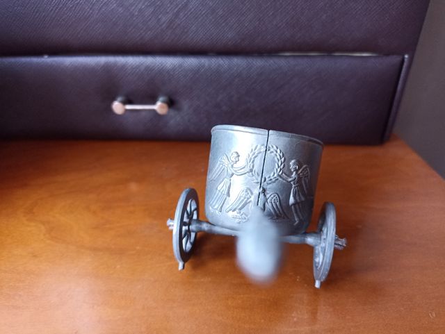 Carro romano de plomo