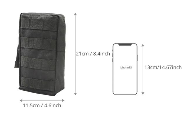 Molle táctico 20x11