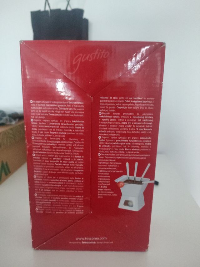 Fondue para hacer chocolate