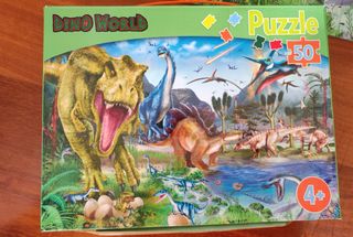 Puzzle dinosaurios 50 piezas