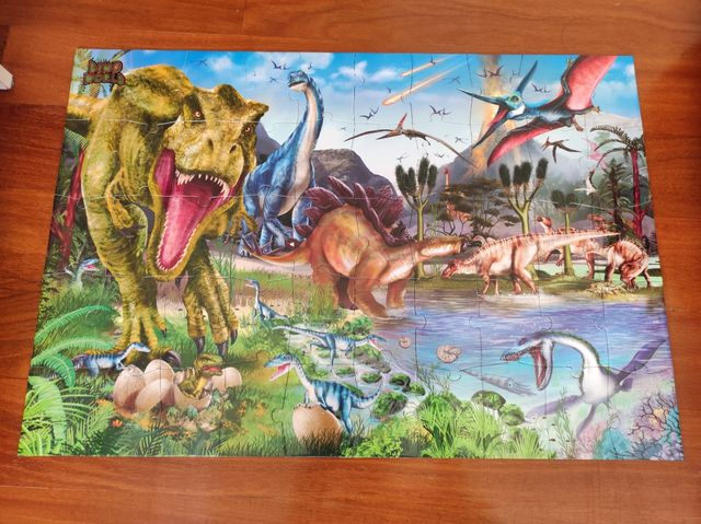 Puzzle dinosaurios 50 piezas