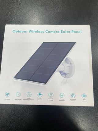 Panel Solar de 5W para Cámara de Seguridad