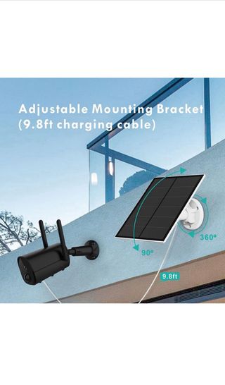 Panel Solar de 5W para Cámara de Seguridad
