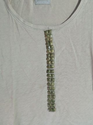 Camiseta beige 3/4