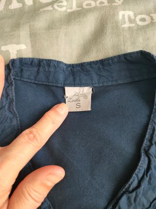 camisa chico cuello mao