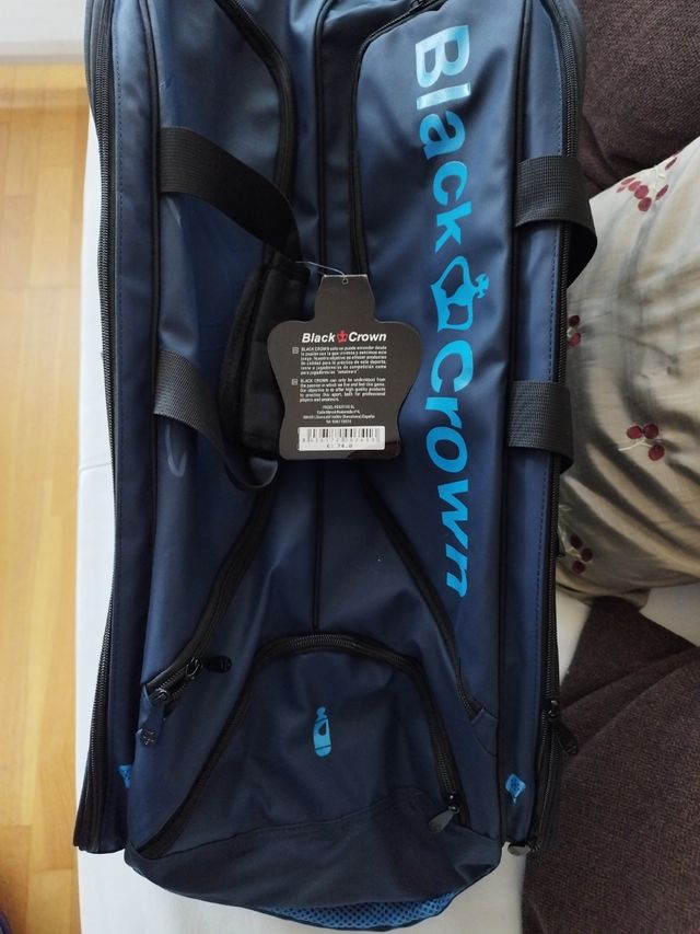 Bolsa Raquetas Black Crown