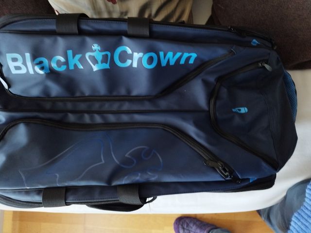 Bolsa Raquetas Black Crown