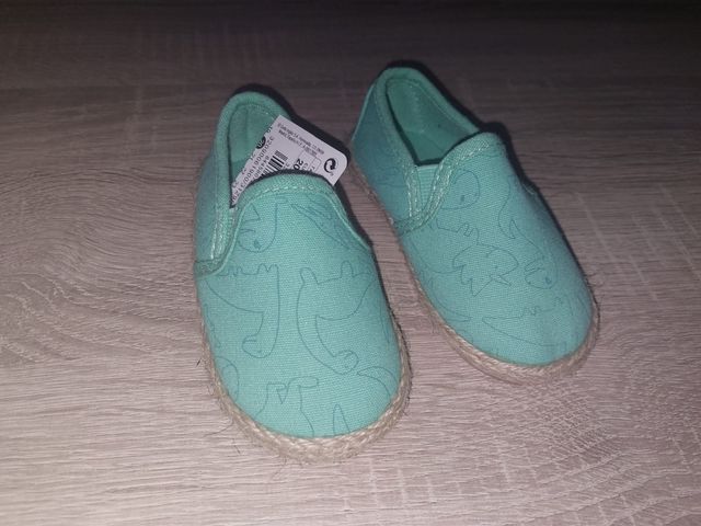 Zapatos bebe esparto