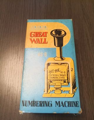 Sello numerador automático GREAT WALL