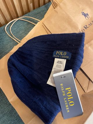 Gorro de lana trenzada  “Polo Ralph Lauren” (ñ