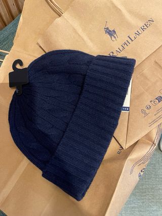 Gorro de lana trenzada  “Polo Ralph Lauren” (ñ