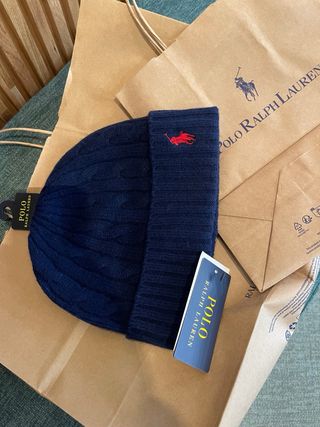 Gorro de lana trenzada  “Polo Ralph Lauren” (ñ