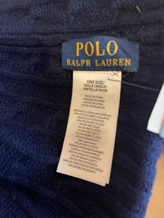 Gorro de lana trenzada  “Polo Ralph Lauren” (ñ