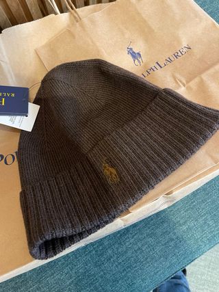 Gorro lana  “Polo Ralph Lauren” ( marron)