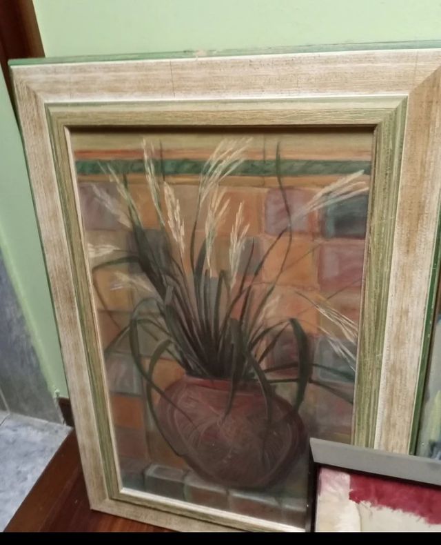 Lote de tres cuadros distintos tamaños