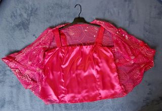 Vestido fiesta rojo talla 54