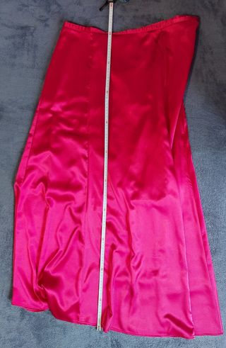Vestido fiesta rojo talla 54