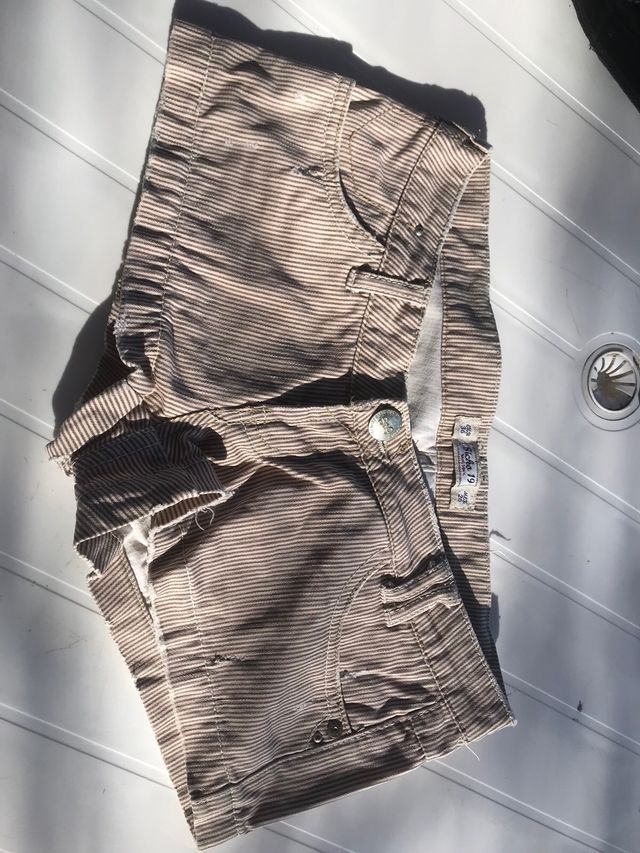 pack 3 shorts vaqueros y falda mango