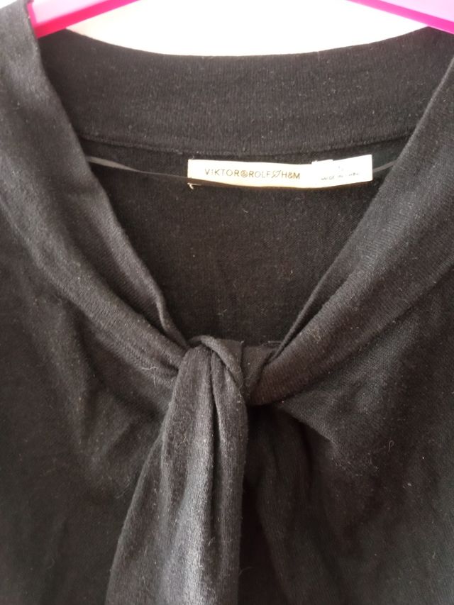 Top lana y seda diseñador