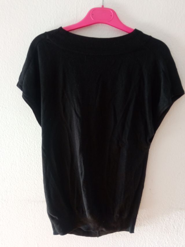 Top lana y seda diseñador