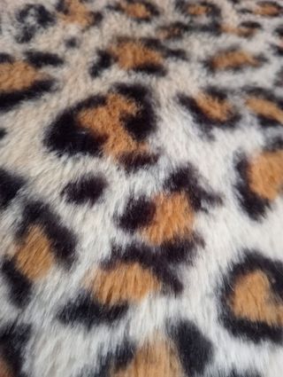 Abrigo de pelo de leopardo