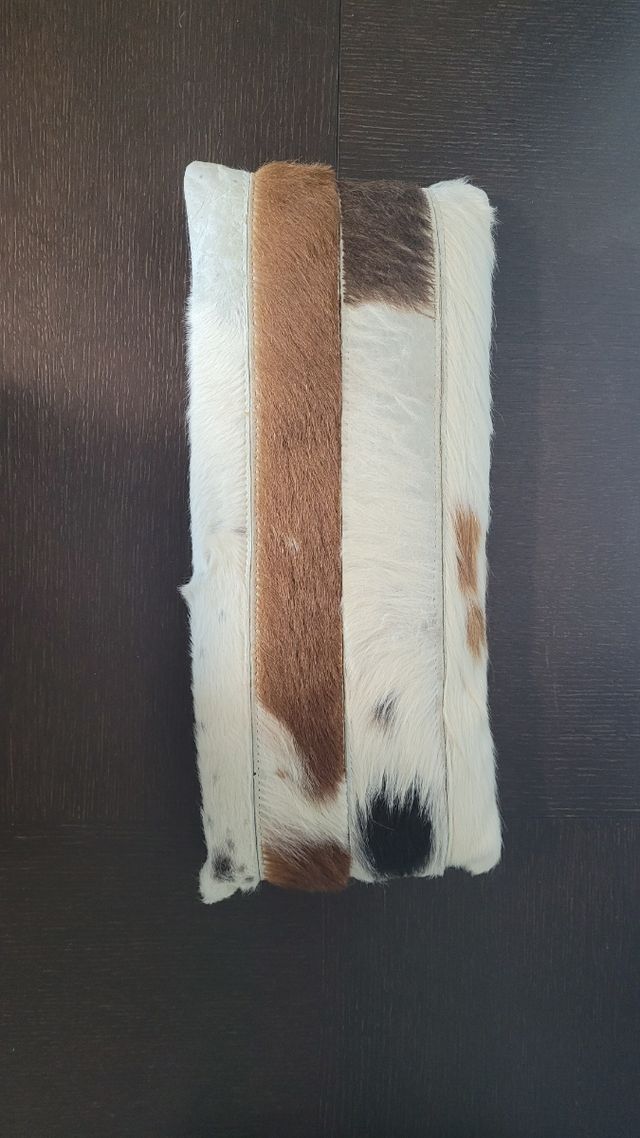 Cojines piel vaca
