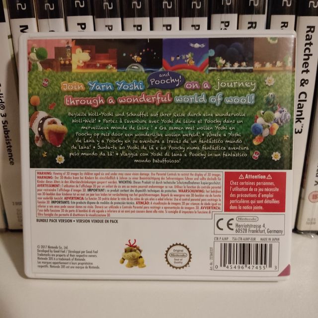 Il mondo di Woolly di Poochy e Yoshi 3DS