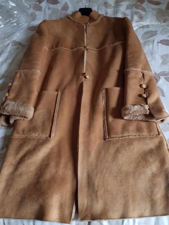 Montone sintetico vintage taglia italiana 46