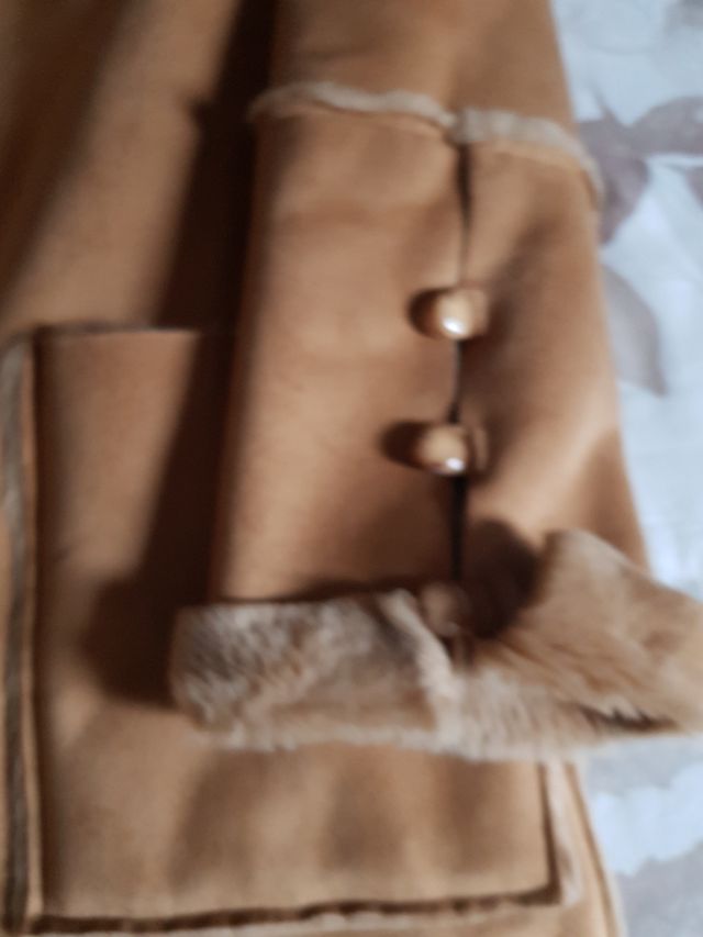 Montone sintetico vintage taglia italiana 46