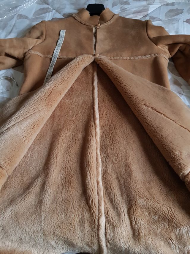 Montone sintetico vintage taglia italiana 46